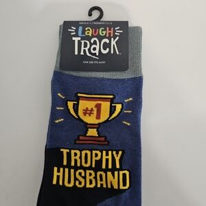 Men's Trophy Husband Casual Socks - Blue